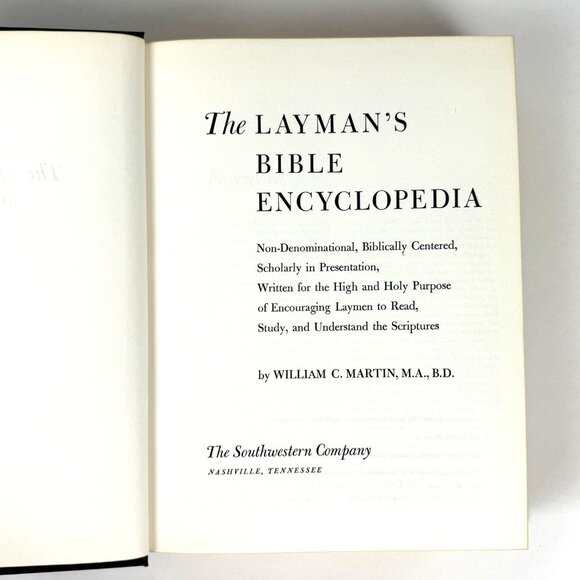 The Layman’s Bible Encyclopedia 1964 Hardcover Christian Reference Guide & Scrip - Picture 2 of 8